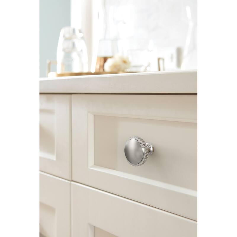 Amerock BP37800 Farewind 1-1/4" Fluted Mushroom Cabinet Knob