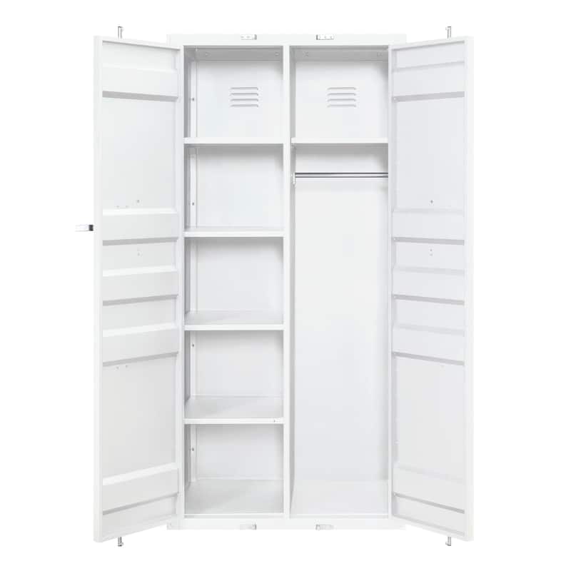 Kamloops Rectangular Wardrobe with Double Door