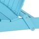 preview thumbnail 45 of 44, Malibu Outdoor Acacia Wood Adirondack Chair by Christopher Knight Home
