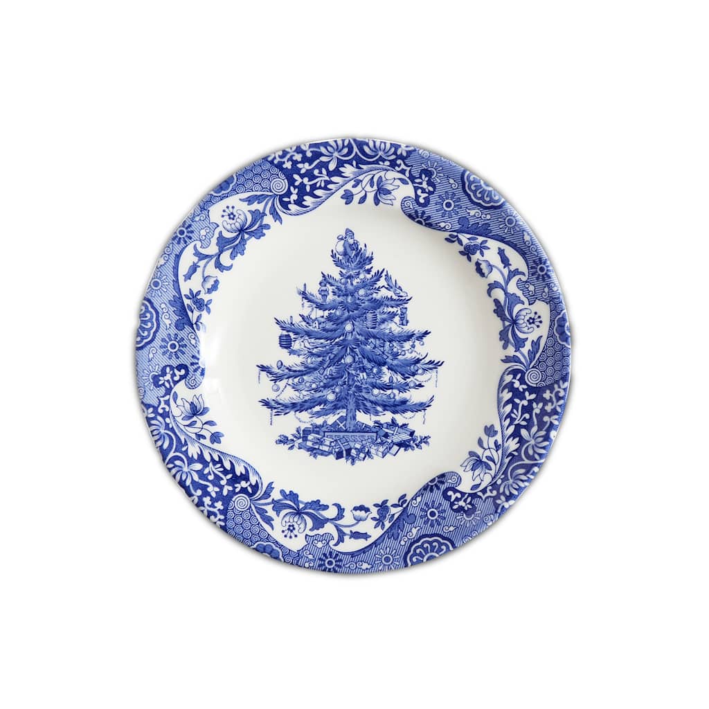 Spode Blue Italian 8 in Christmas Plate