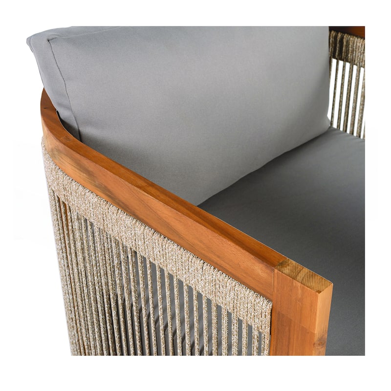 Premium Acacia Wood Outdoor Club Chair