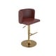 preview thumbnail 26 of 46, Swivel Bar Stools Set of 2, Modern PU Bar Stools with Backs - Counter Height