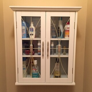 Veranda Bay 2-door Wall Cabinet by Elegant Home Fashions