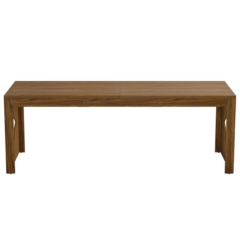 6.56 ft Conference Table, Modern Rectangular Meeting Seminar Table
