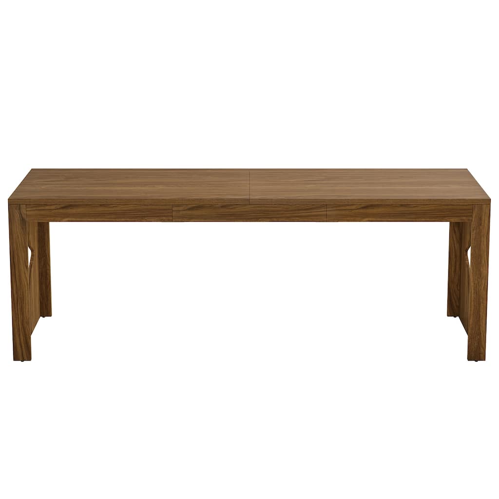 6.56 ft Conference Table, Modern Rectangular Meeting Seminar Table
