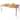 Costway Patio Rectangular Acacia Wood Dining Table with 1.9''Umbrella - See Details