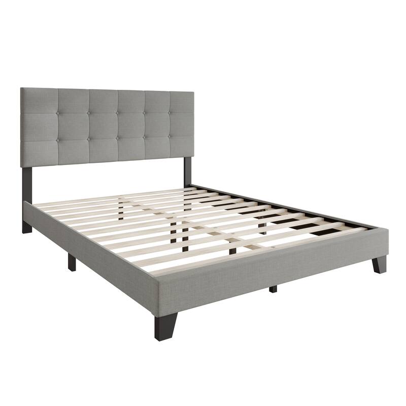 CraftPorch Contemporary Tufted Bed