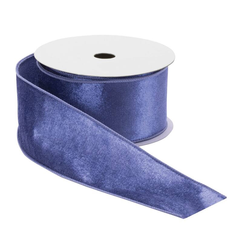 Blue Wired Ribbon (Set of 2) - N/A