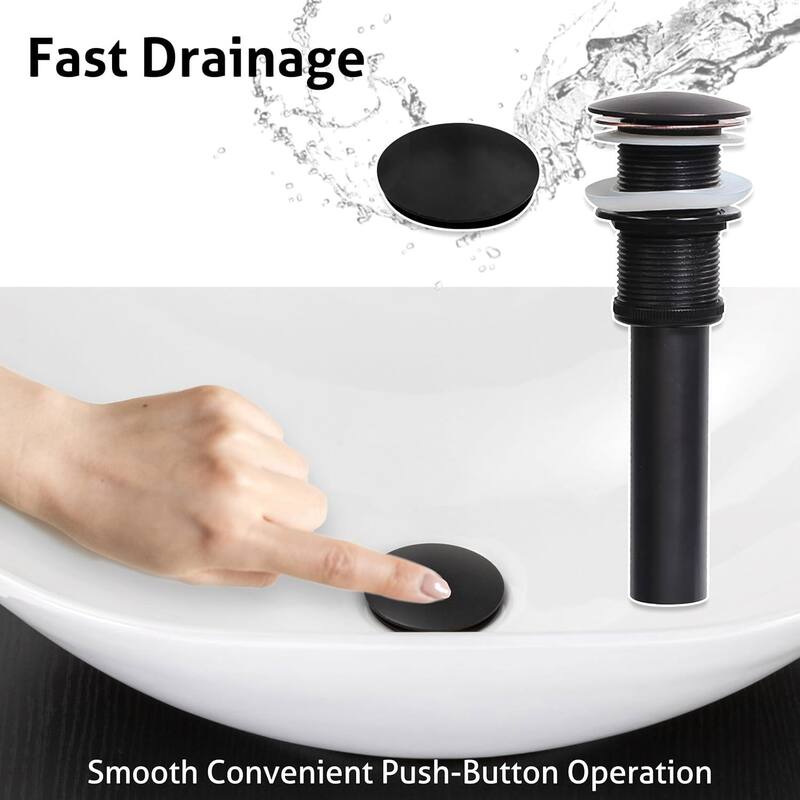 Eclife Artistic Vessel Sinks for Bathroom Vanity Tempered Glass Ceramic Basin