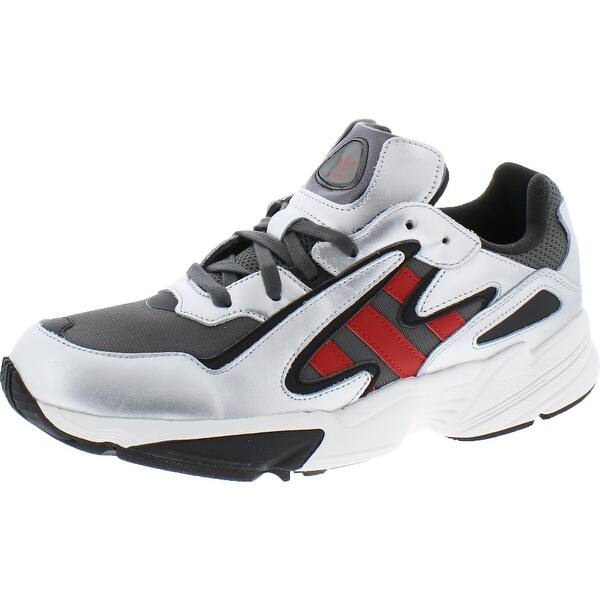 Adidas Originals Mens Yung 96 Chasm Fashion Sneakers Metallic Lifestyle Grey Scarlet Silver Overstock Adidas Originals Mens Yung 96 Chasm Fashion Sneakers Metallic Lifestyle Grey Scarlet Silver Overstock