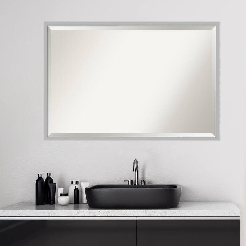 Beveled Bathroom Wall Mirror - Hera Frame