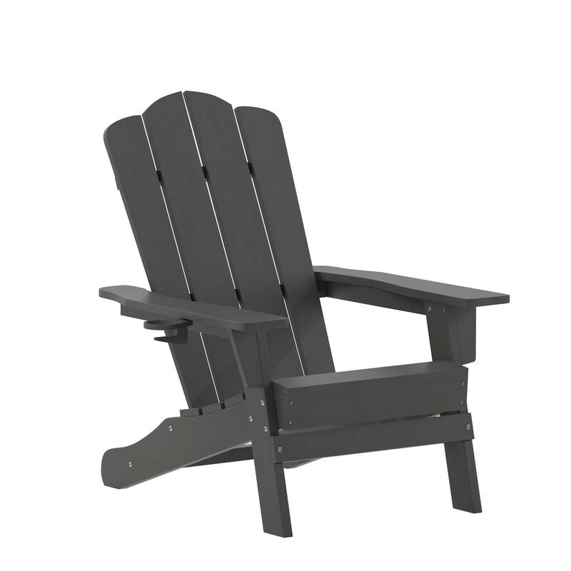 Flash Furniture FFOF79985 Jean 29" Wide Polyethylene Adirondack Chair