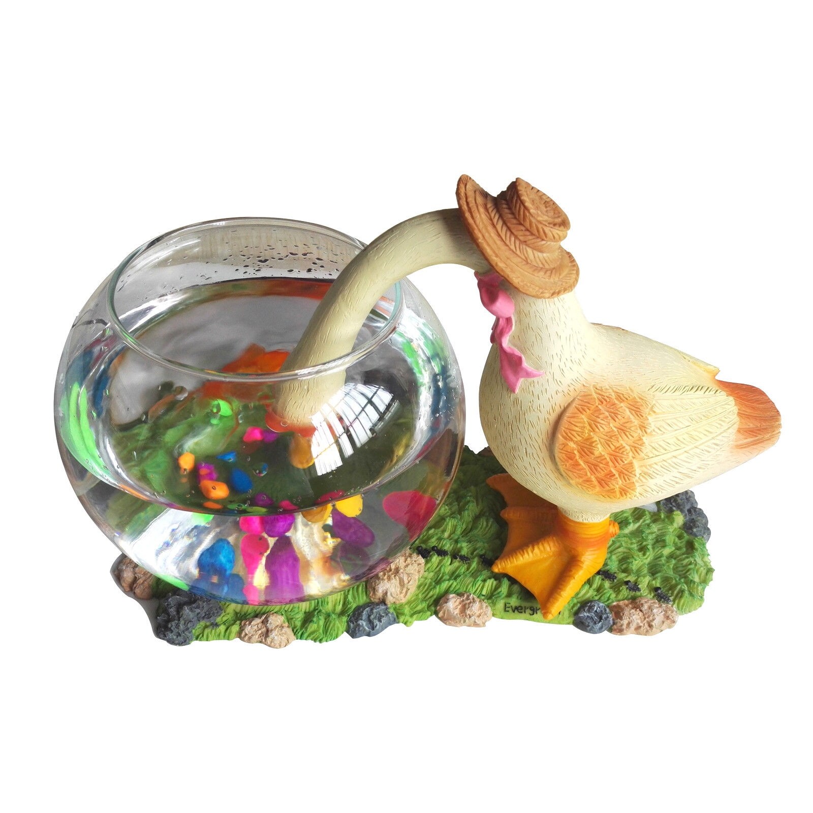 Shop Aquarium Round Glass Fish Bowl Betta Home Decoration