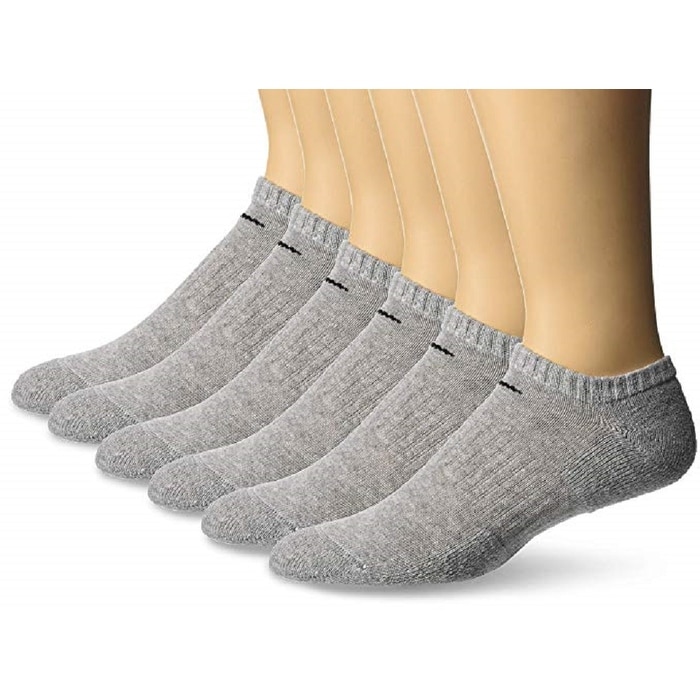 Nike Everyday 6-Pair Pack No Show Cotton Cushioned Dri-Fit Socks