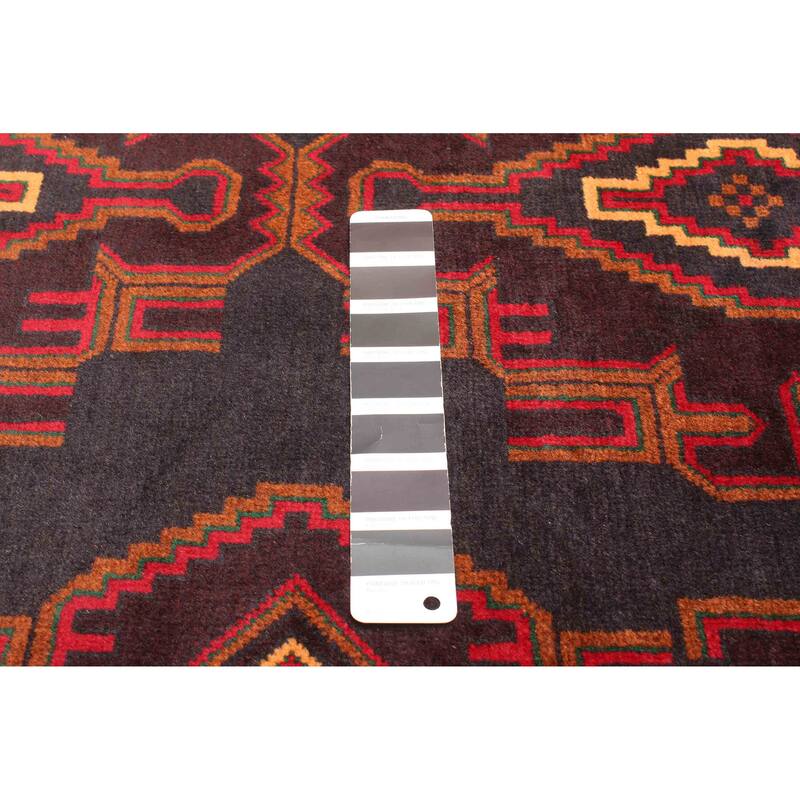 ECARPETGALLERY Hand-knotted Teimani Black Wool Rug - 3'7 x 6'5