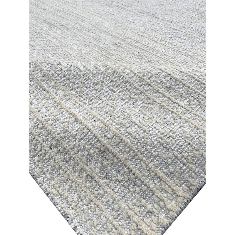 Home Decor EORC Ivory Modern Contemporary Lori Baft Oriental Design Solid Color Area Rug Elegant and Stylish Rug for Enhancing