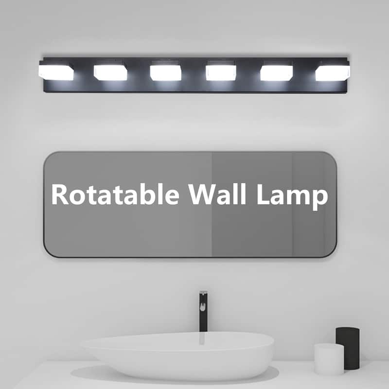 Modern 6-Light LED Vanity Mirror Light Fixture For Bathrooms And Makeup Tables