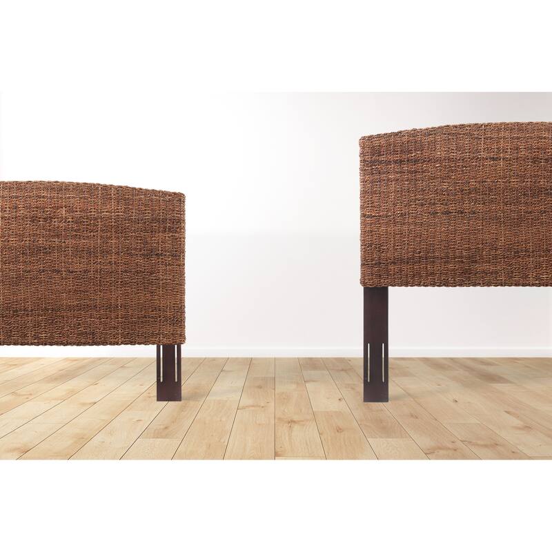 Nusa Woven Banana Leaf Headboard