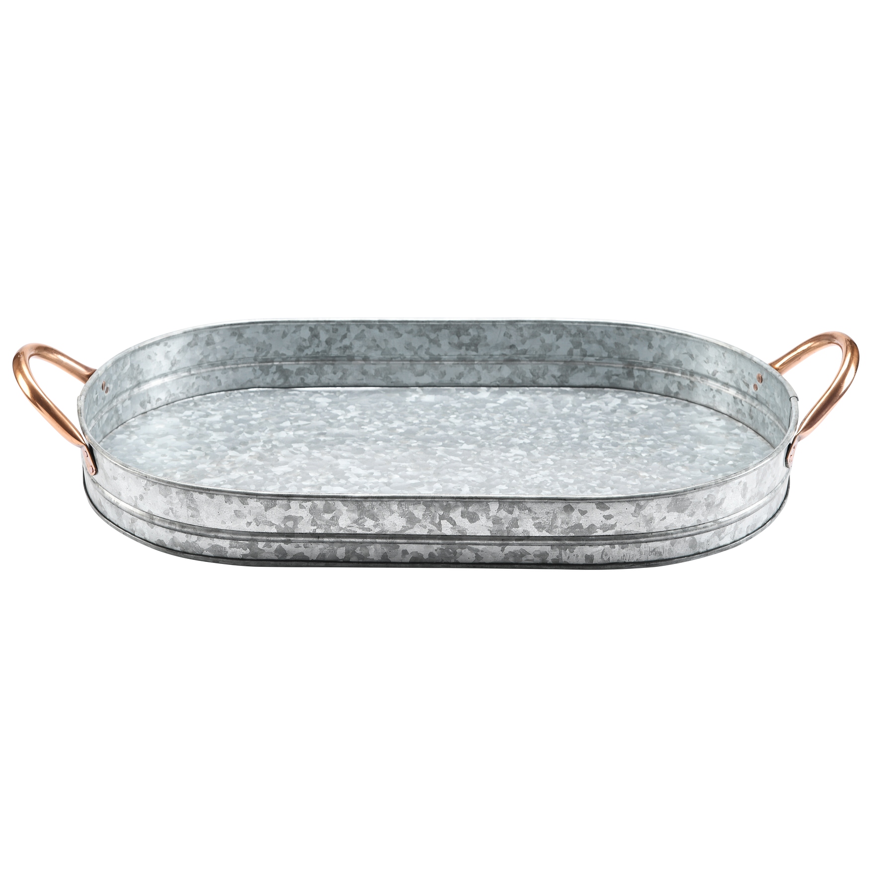 Galvanized serving dishes sales