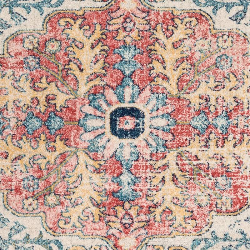 Livabliss Traditional Murat Medallion Area Rug