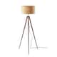 Option Walnut Wood w. Antique Brass Accents