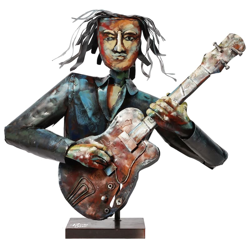 Iron Hand-Painted Colorful Art Sculpture