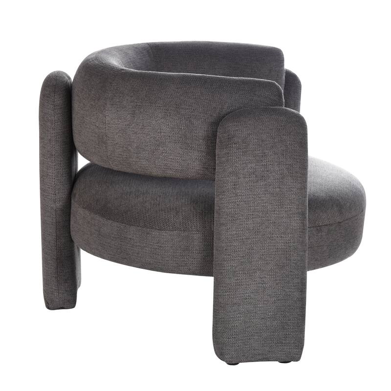 StyleCraft Mercer Accent Chair - Charcoal Grey