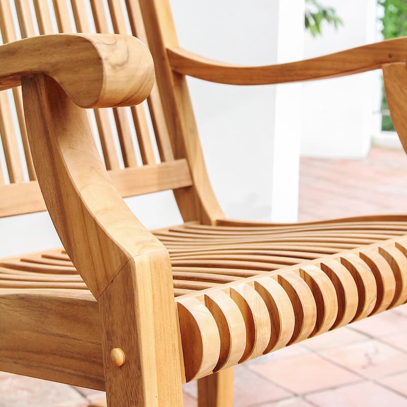 Cambridge Casual Chara Teak Outdoor Rocking Chair