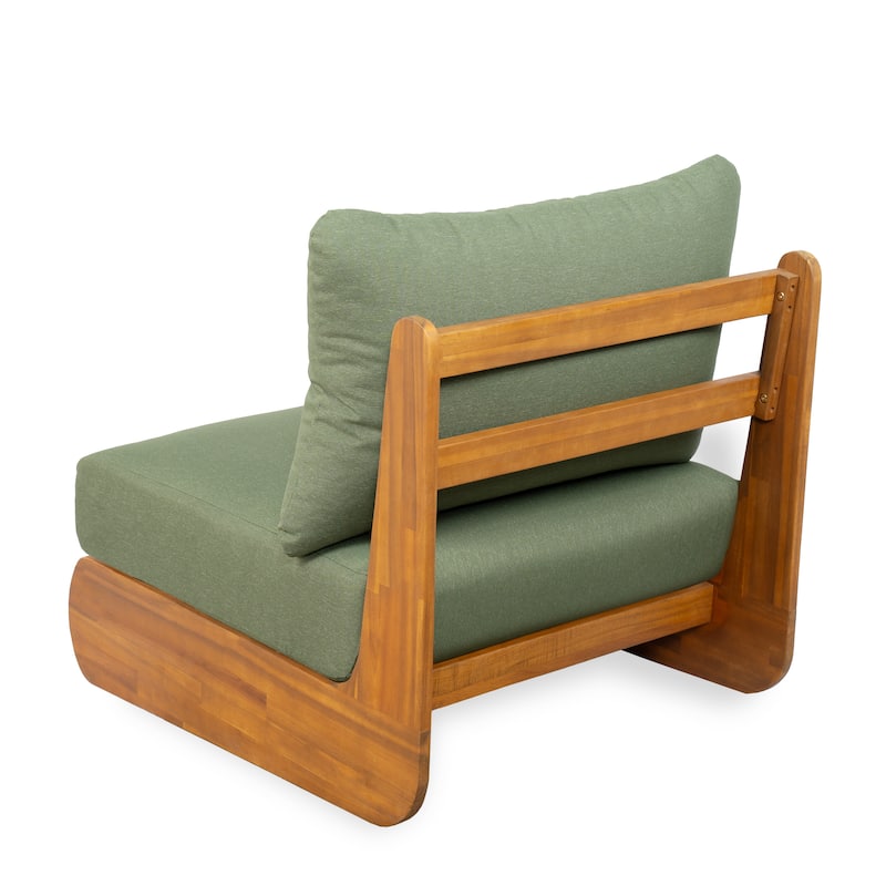 Christopher Knight Home - Solstice 3-Piece Acacia Wood Outdoor Sofa Chat Set