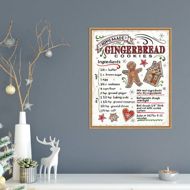 Christmas Treats VI by Anne Tavoletti Framed Canvas Wall Art