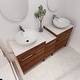 preview thumbnail 106 of 125, BNK 24/36/48/60 Inch Bathroom Vanity with Sink, Freestanding Bathroom Vanity with Soft Close Doors and Adjustable Shelf