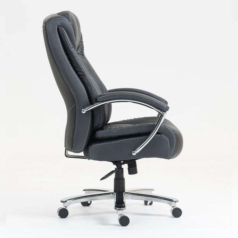 High backrest PU material office chair with adjustable height