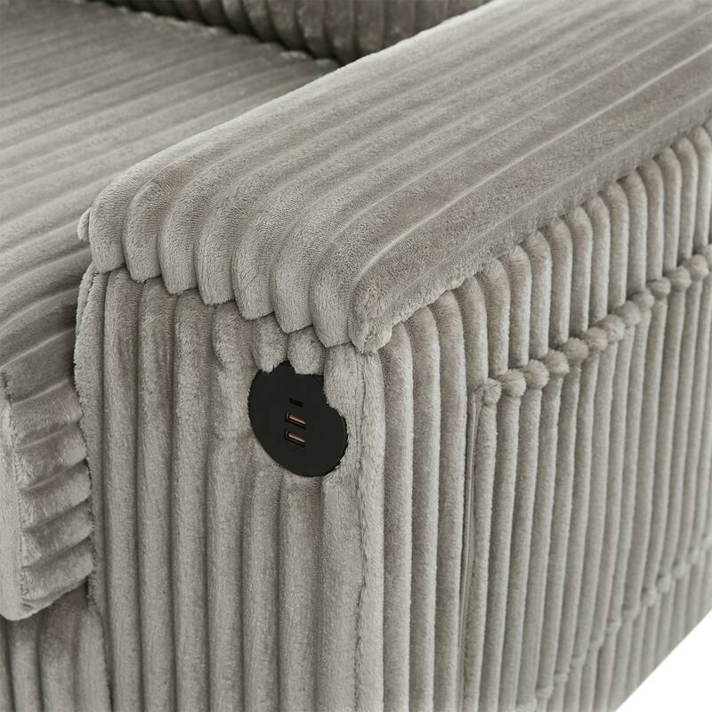 4-seater Corduroy Sofa Couch