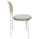 preview thumbnail 13 of 78, Leisuremod Euston Modern Dining Chair Upholstered Velvet or Leather Seat Wicker Back Accent Chair for Home Living Room & Kitchen
