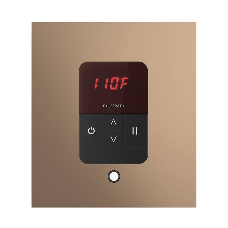 Mr Steam ITSQ Itempo Square Steam Shower Control and Steamhead - Nouveau Bronze