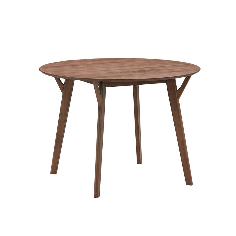42.01" Modern Round Dining Table, Wooden Table Seats 4, Suitable for Apartment, Living Room, Dining Room, and Patio