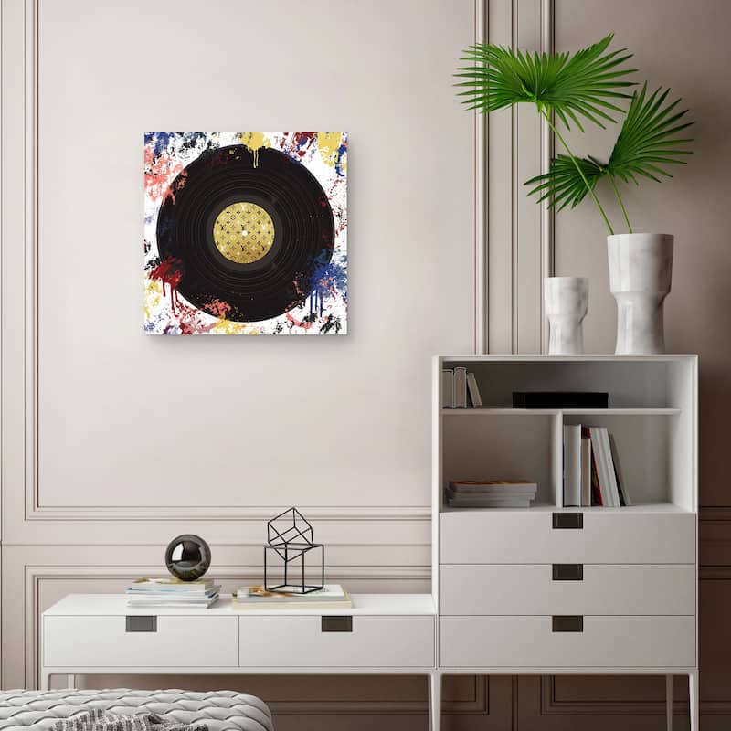 Designer Vinyl I by Design Lab Canvas Art Print