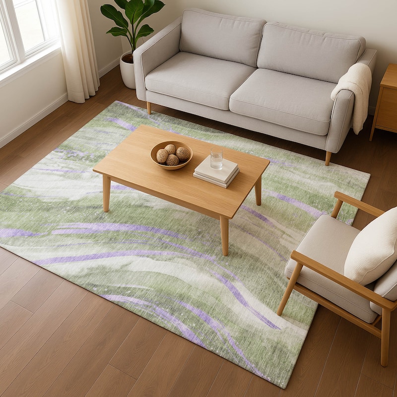 Premium Washable Super Soft Modern Contemporary Mayfield Rug