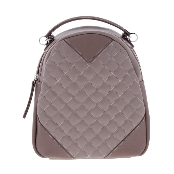 small vegan leather backpack