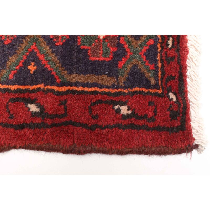 ECARPETGALLERY Hand-knotted Andelz Dark Navy Wool Rug - 4'2 x 6'6