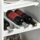 Rolling Kitchen Island with Storage, Kitchen Cart with 4-bottle Wine ...
