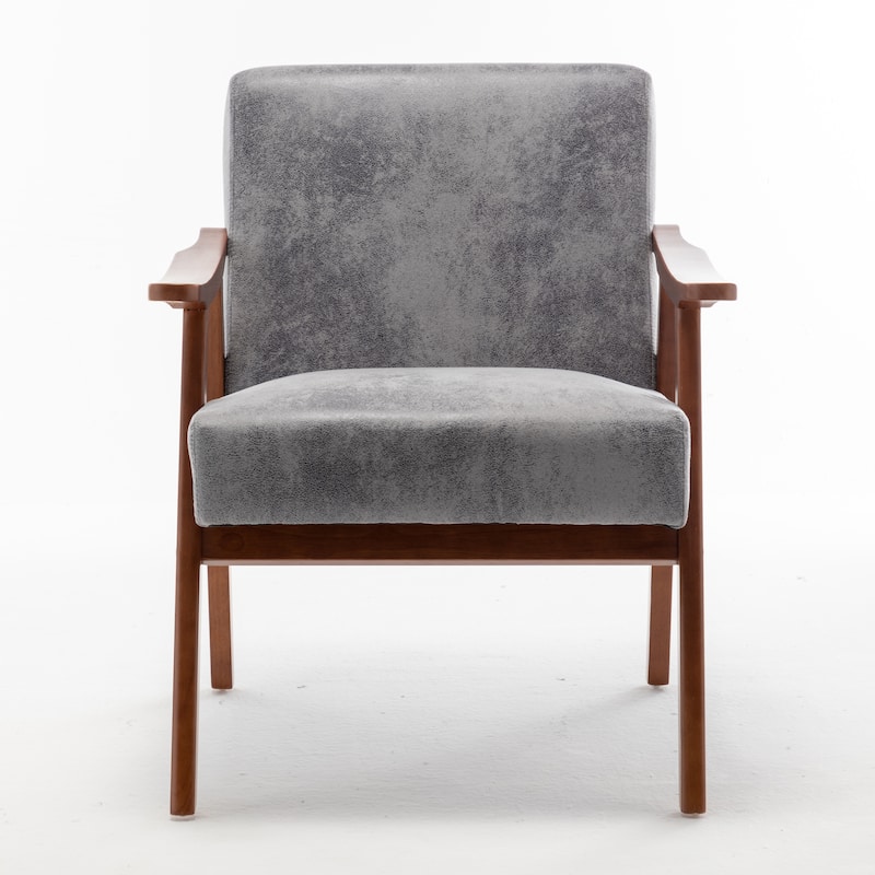Solid Wood Frame Accent Chair