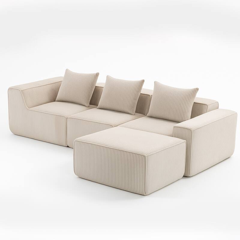 GDFStudio - Multi Person Modular Compression Sofa for Modern Living