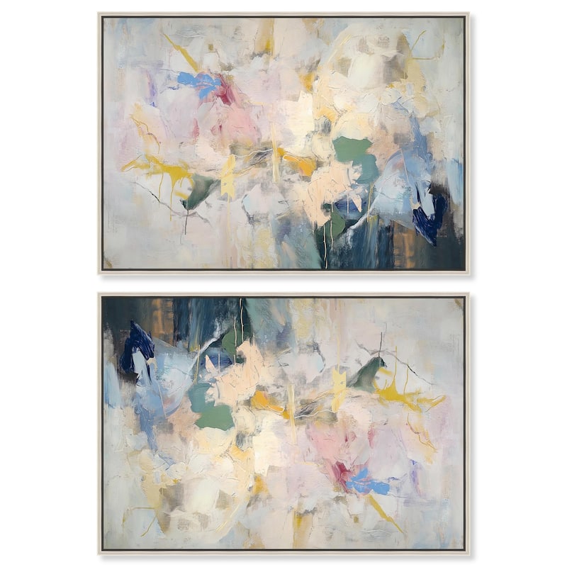 Veiled in Mist II Canvas by Art Remedy - 30" x 45" - Silver