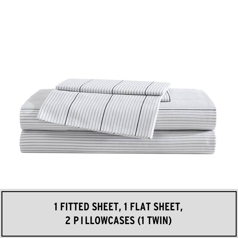 Eddie Bauer Plaid Printed Grey Bonus Bed Set