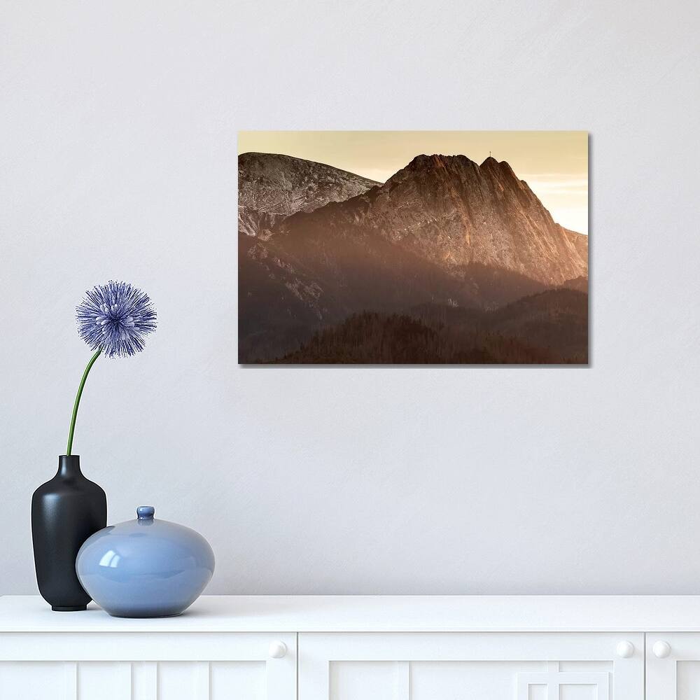 iCanvas "Europe, Poland, Lesser Poland, Tatra Mountains a" Giewont " by Mikolaj Gospodarek Canvas Print