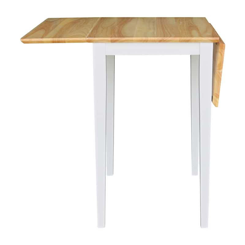 International Concepts Small Drop Leaf Shaker Style Dining Table