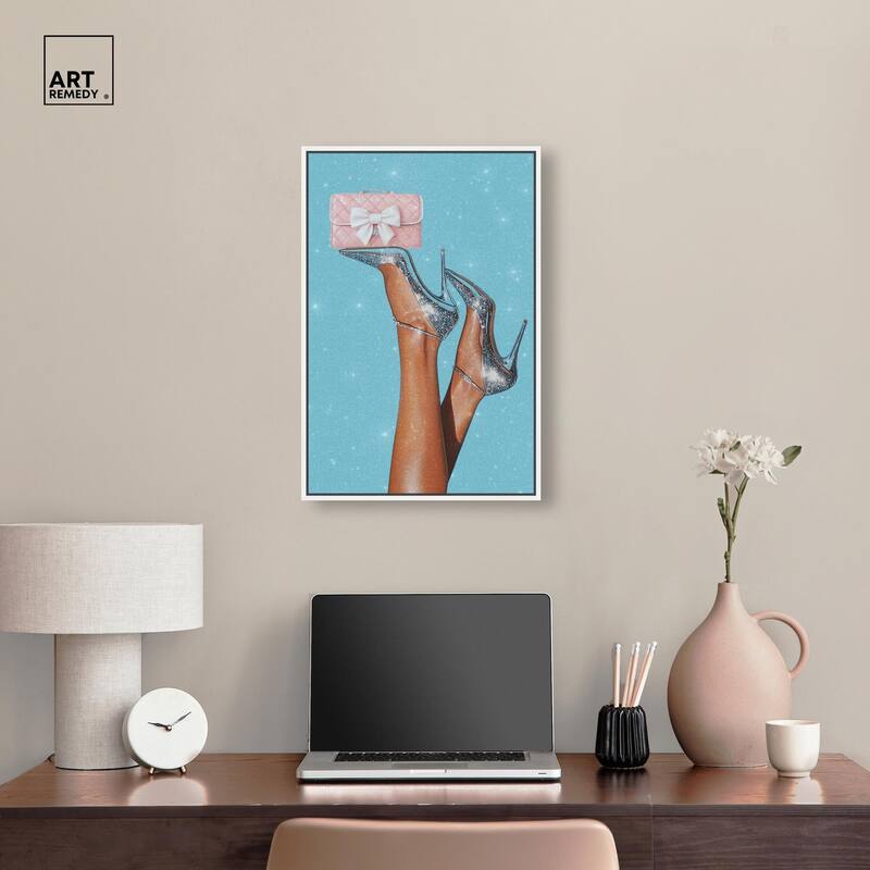 Clutch Purse on Display Canvas by Art Remedy