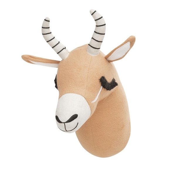 slide 2 of 20, Crane Baby Plush Head Wall Decor Antelope