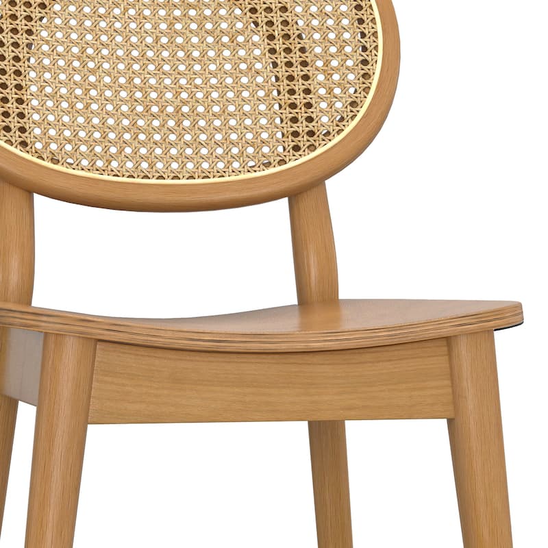 Wyndenhall Nia Contemporary Dining Chair (Set of 2) - 21.7" D x 18.1" W x 32.7" H